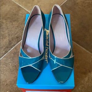 Jean Michel Cazabat Turquoise Heels
